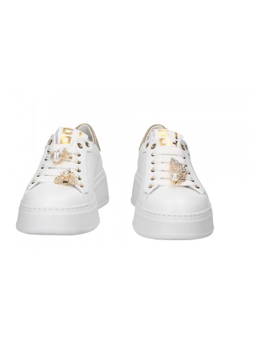 Sneaker Pia Combi Perla Gio + GIO + | PIA07A-BIANCO  PLATINO